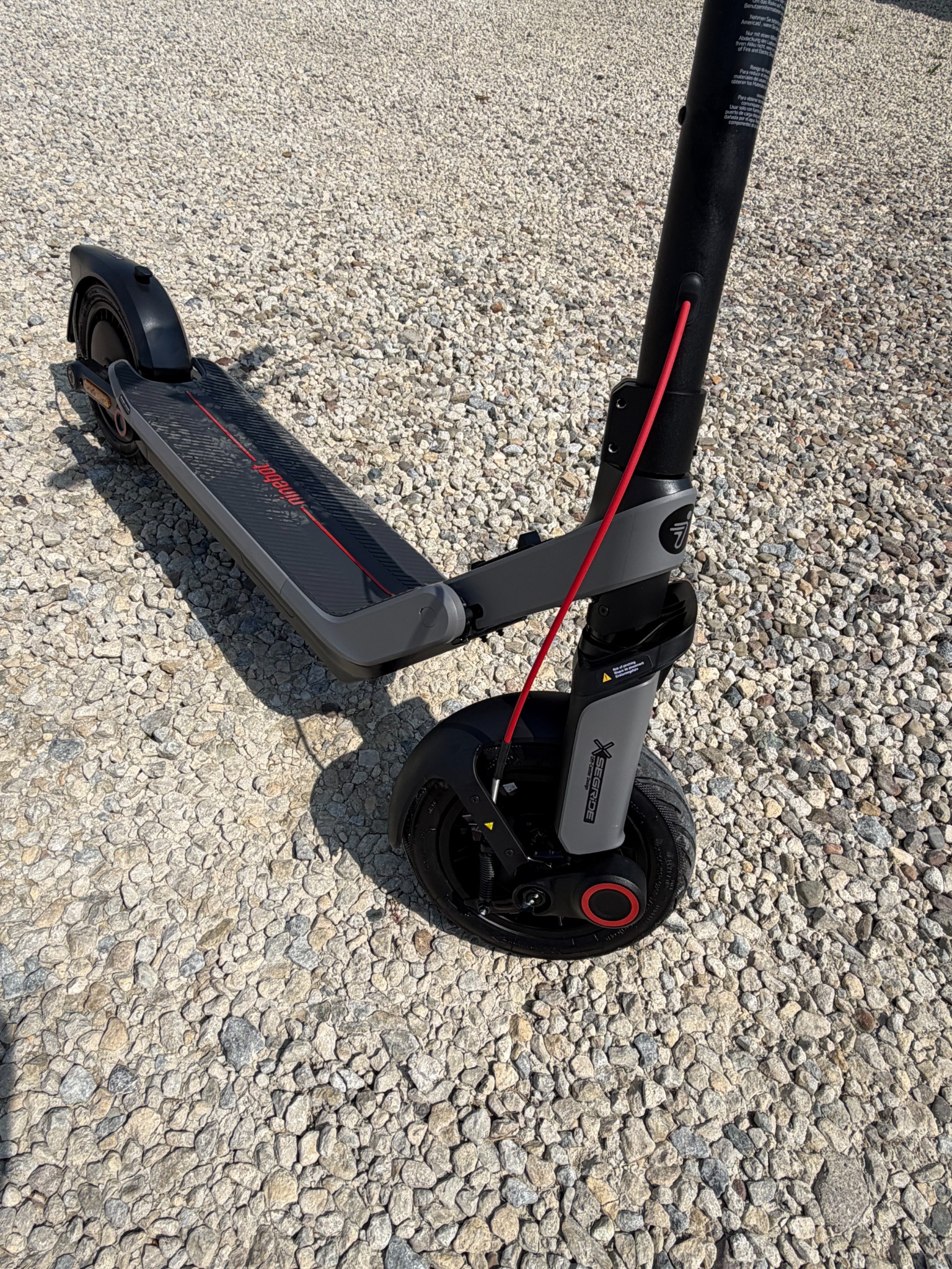Segway E3 Pro electric scooter detail